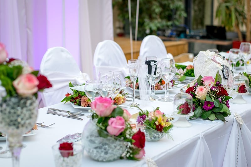 Festive centerpieces
